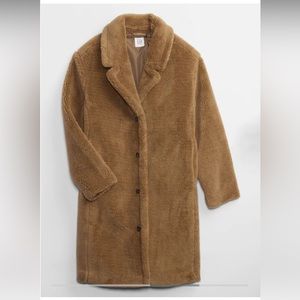 NWT Gap Brown Teddy Jacket